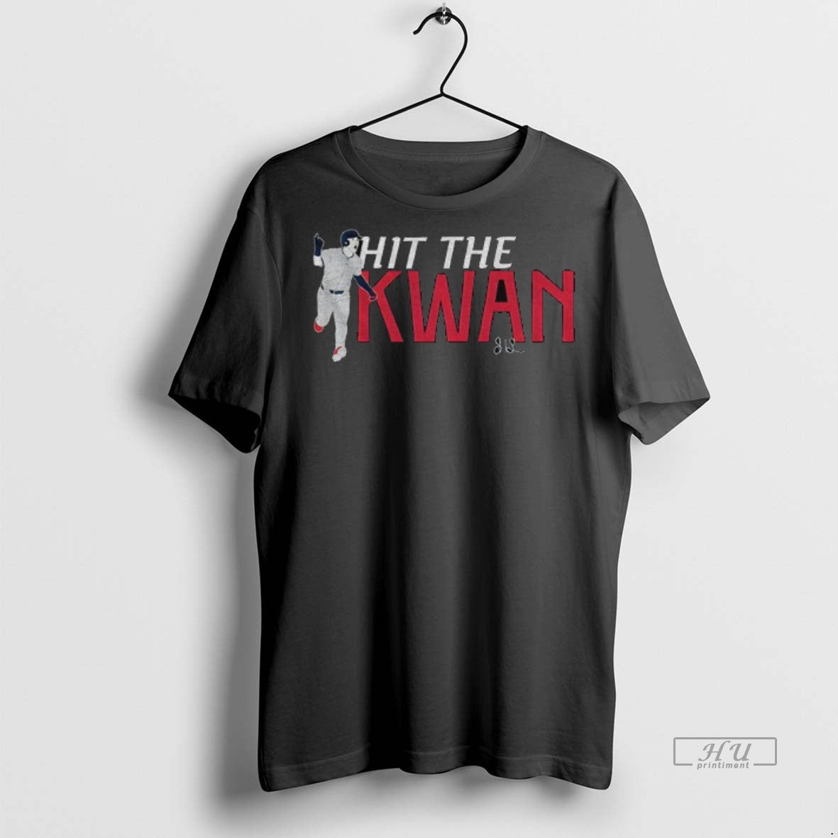 Officials Cleveland Guardians Steven Kwan Hit The - Adult & Kids T-Shirts, Sweatshirts & Hoodies apparel design preview 1