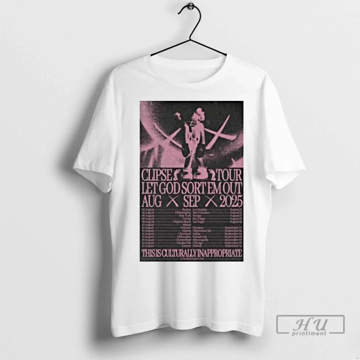 Officials Clipse August September 2025 Tour - Adult & Kids T-Shirts, Sweatshirts & Hoodies apparel design preview 1