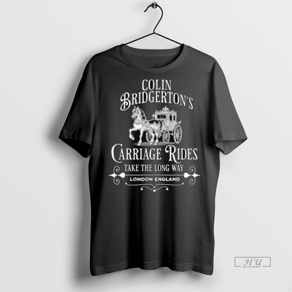 Officials Colin Bridgerton Carriage Rides London - Adult & Kids T-Shirts, Sweatshirts & Hoodies apparel design preview 1