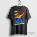 Officials Colombia Dab Boy Game Pixel Hispanic - Adult & Kids T-Shirts, Sweatshirts & Hoodies apparel design preview 1
