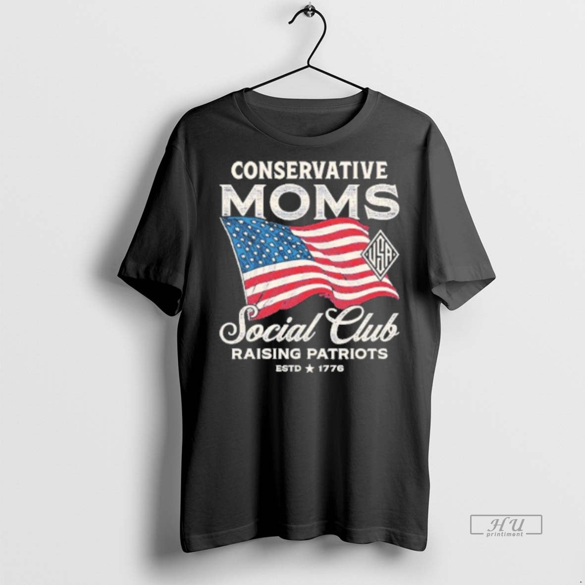 Officials Conservative Moms Social Club Raising - Adult & Kids T-Shirts, Sweatshirts & Hoodies apparel design preview 1