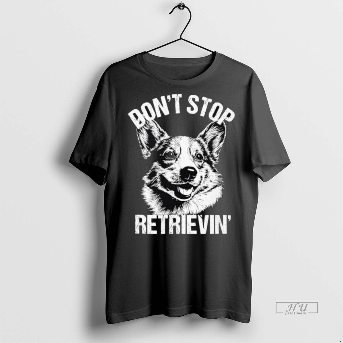 Officials Corgi Dont Stop Retrievin Dog Sweater - Adult & Kids T-Shirts, Sweatshirts & Hoodies apparel design preview 1