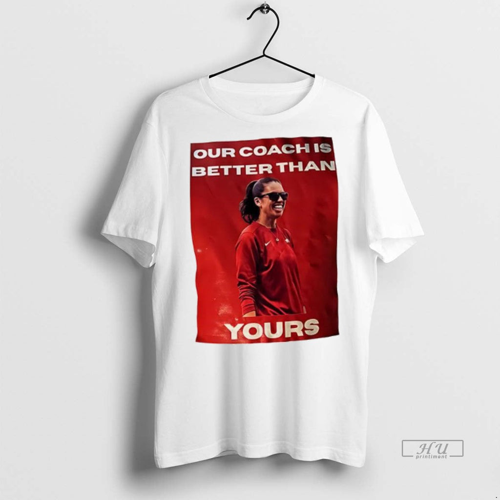 Officials Courtney Deifel Our Coach Is Better Than - Adult & Kids T-Shirts, Sweatshirts & Hoodies apparel design preview 1