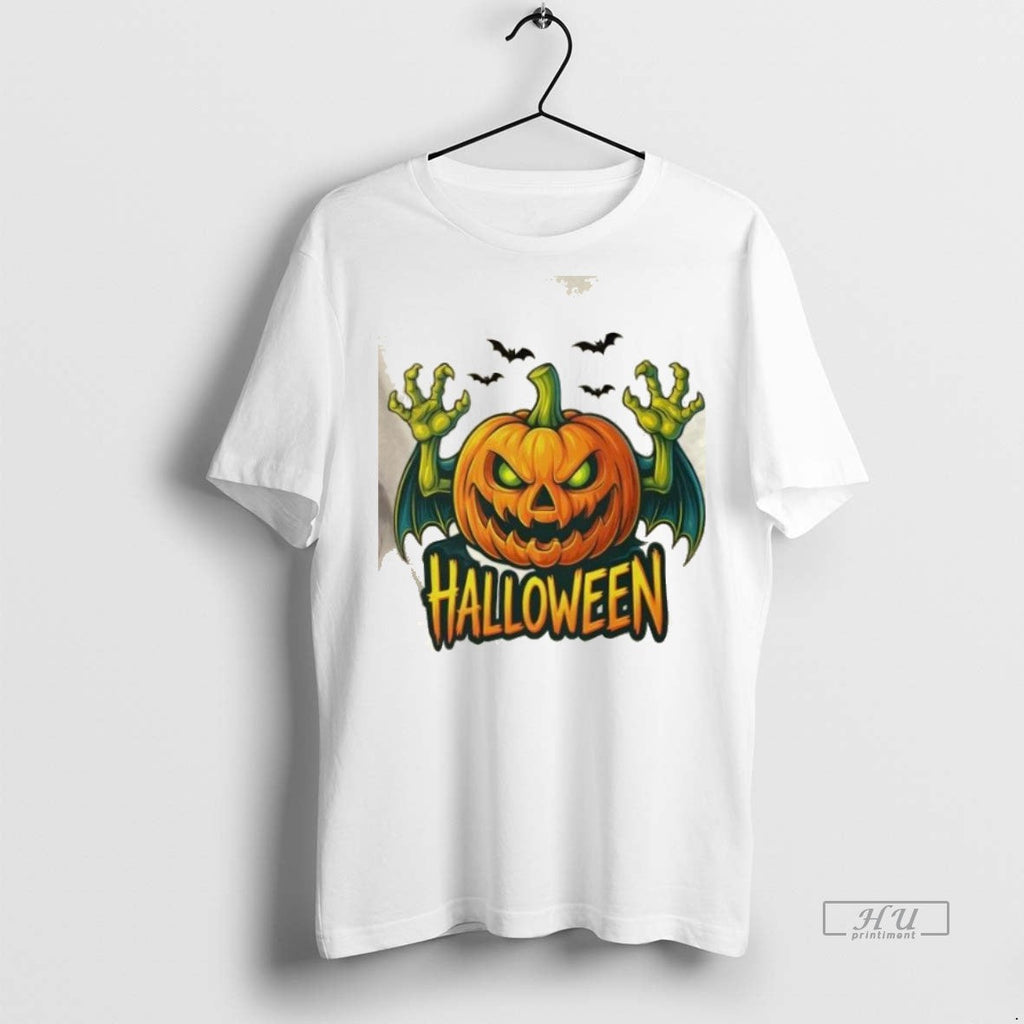 Officials Creepy Pumpkin Halloween Scary Jack O - Adult & Kids T-Shirts, Sweatshirts & Hoodies apparel design preview 1
