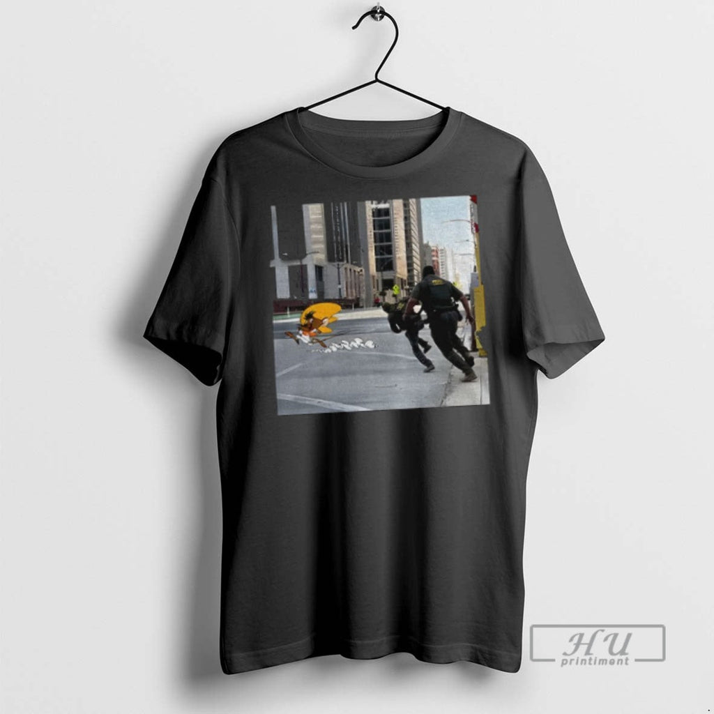 Officials Cyclist Taunting Ice Agents - Adult & Kids T-Shirts, Sweatshirts & Hoodies apparel design preview 1