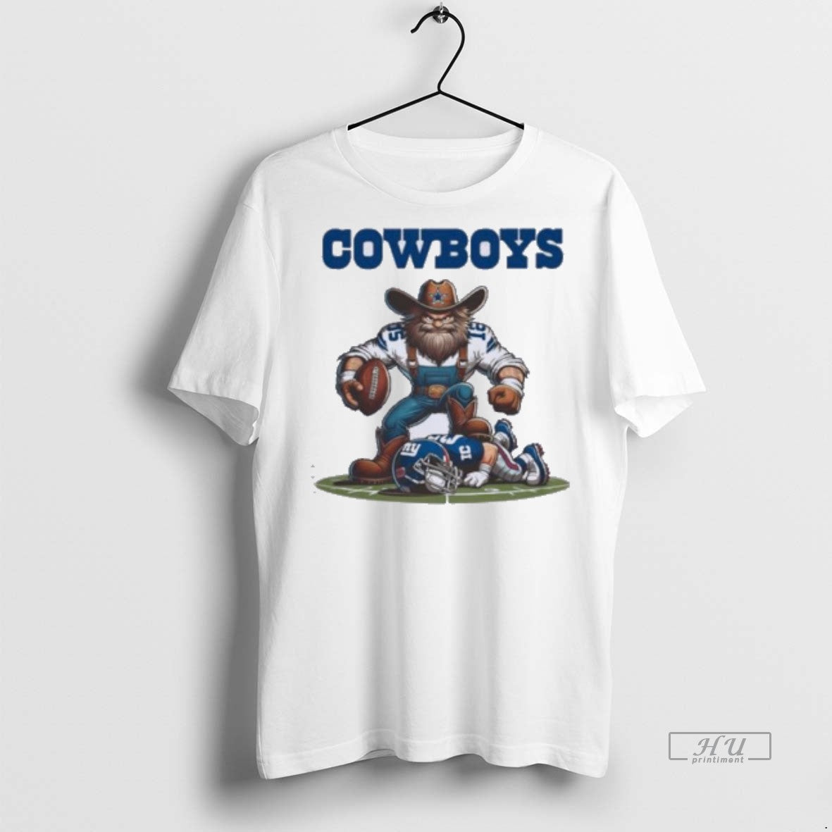 Officials Dallas Cowboys Vs New York Giants Mascot - Adult & Kids T-Shirts, Sweatshirts & Hoodies apparel design preview 1