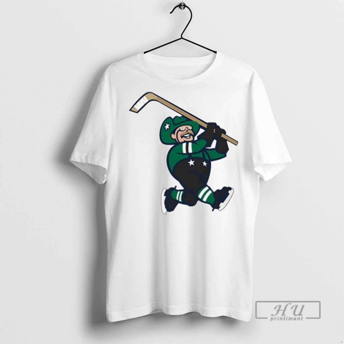 Officials Dallas Stars Hockey Mascot - Adult & Kids T-Shirts, Sweatshirts & Hoodies apparel design preview 1