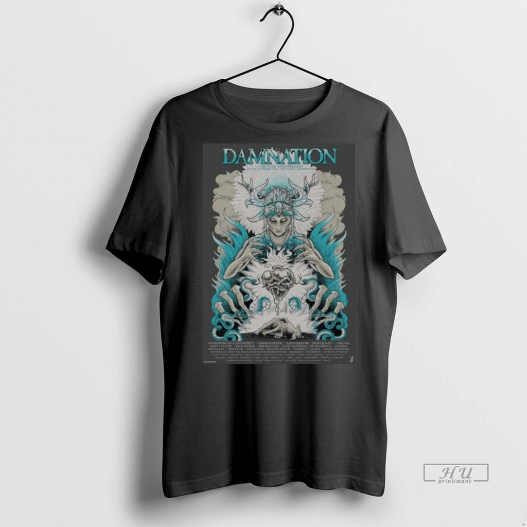 Officials Damnation Festival The 20th Anniversary - Adult & Kids T-Shirts, Sweatshirts & Hoodies apparel design preview 1