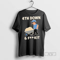 Officials Dan Campbell 4th Down And Fk It - Adult & Kids T-Shirts, Sweatshirts & Hoodies apparel design preview 1