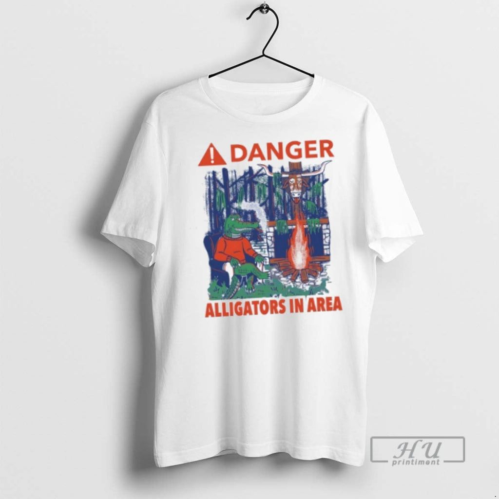 Officials Danger Alligators In Area Florida Gators - Adult & Kids T-Shirts, Sweatshirts & Hoodies apparel design preview 1