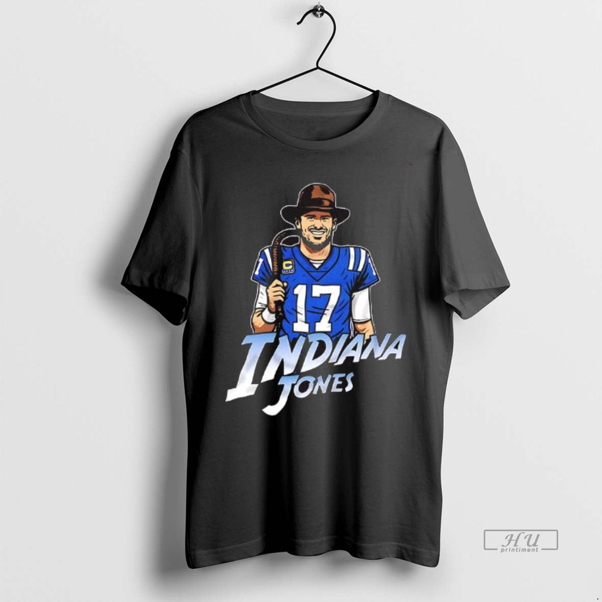 Officials Daniel Jones Indiana Indianapolis Colts - Adult & Kids T-Shirts, Sweatshirts & Hoodies apparel design preview 1