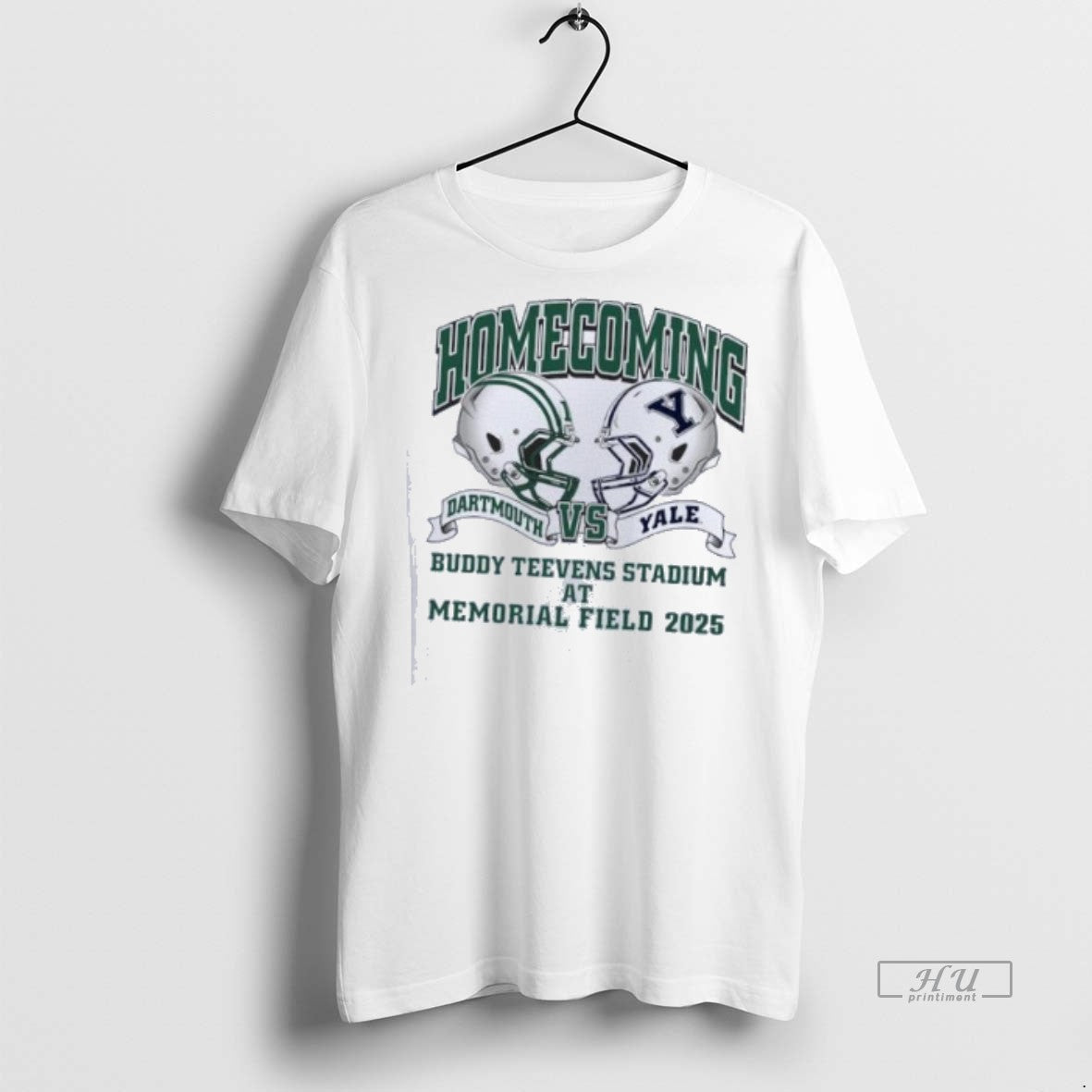 Officials Dartmouth Vs Yale Homecoming Buddy Teevens - Adult & Kids T-Shirts, Sweatshirts & Hoodies apparel design preview 1