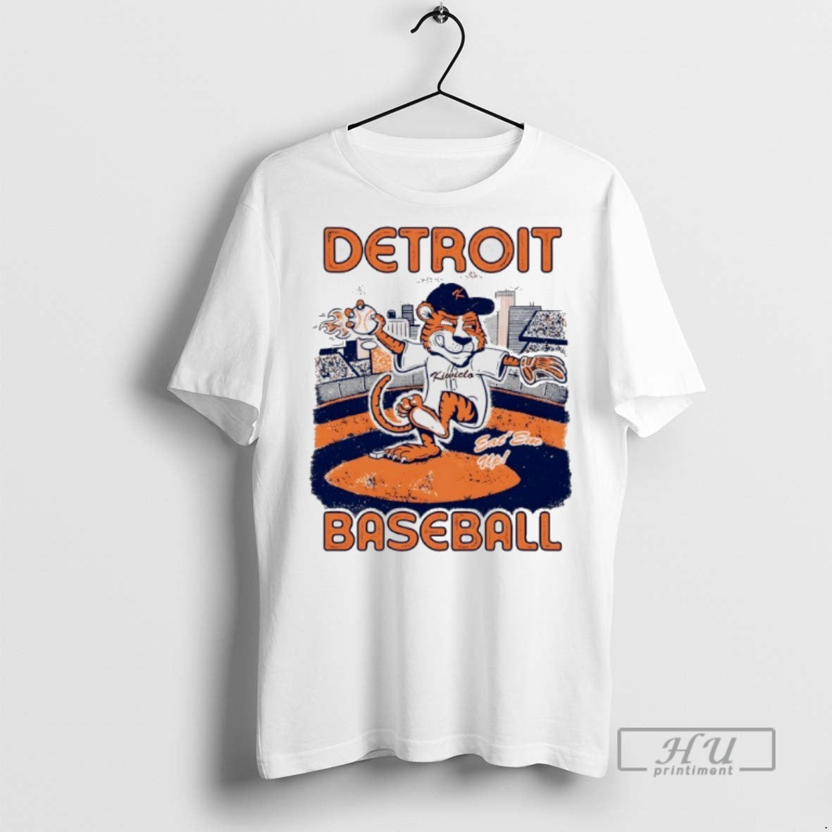 Officials Detroit Tigers Baseball Mascot Eat Em Up - Adult & Kids T-Shirts, Sweatshirts & Hoodies apparel design preview 1