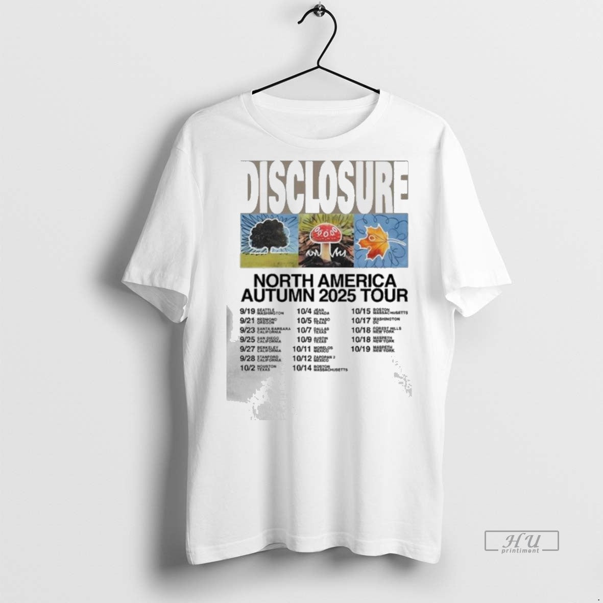Officials Disclosure North America Autumn Tour 2025 - Adult & Kids T-Shirts, Sweatshirts & Hoodies apparel design preview 1