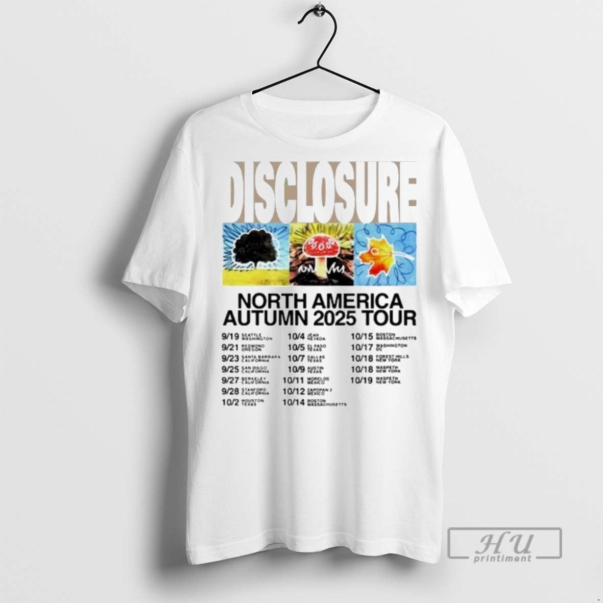 Officials Disclosure North America Autumn Tour 2025 - Adult & Kids T-Shirts, Sweatshirts & Hoodies apparel design preview 1