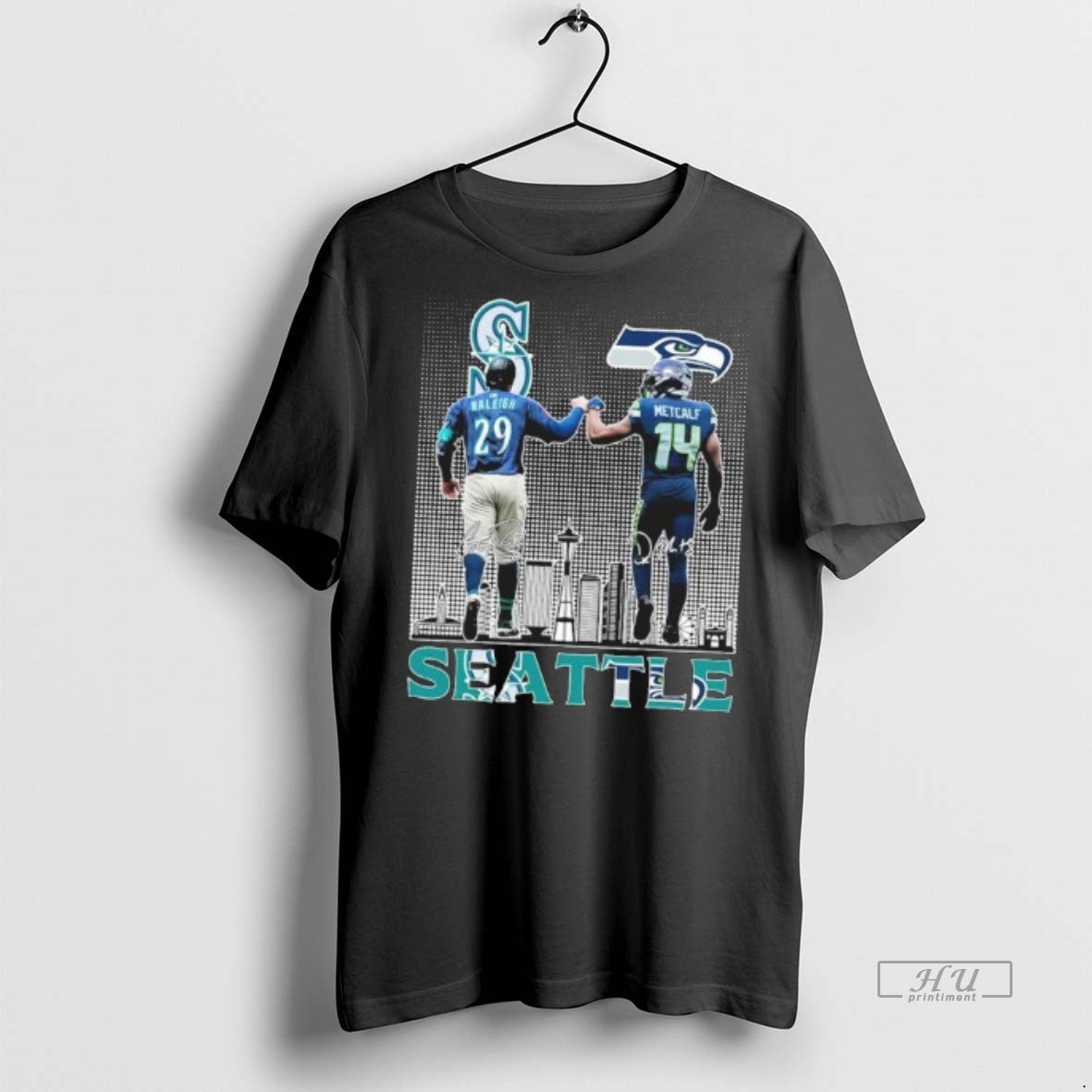 Officials Dk Metcalf And Cal Raleigh Seattle Sweater - Adult & Kids T-Shirts, Sweatshirts & Hoodies apparel design preview 1