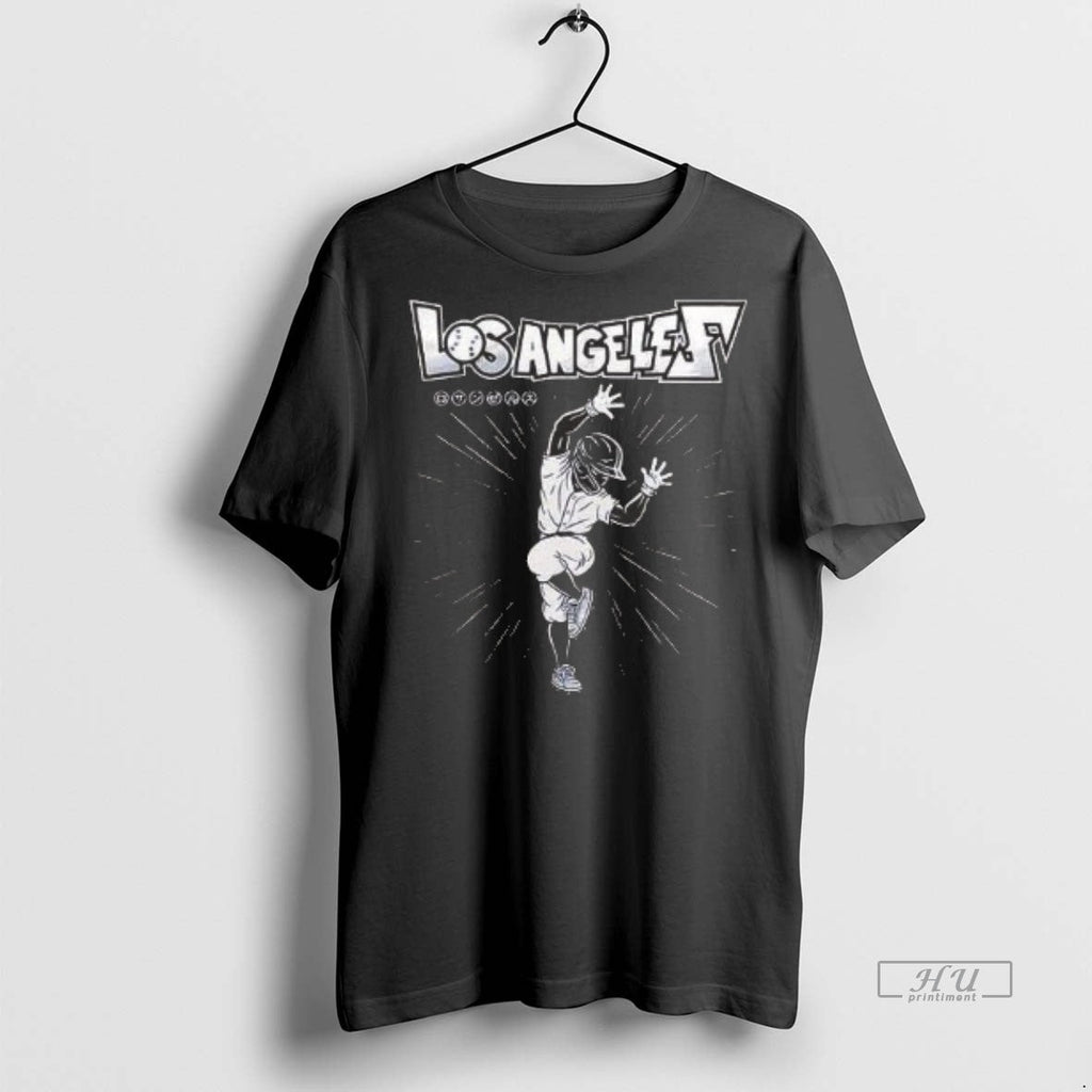 Officials Dodgers Shohei Ohtani Hip Lock 2 Sided - Adult & Kids T-Shirts, Sweatshirts & Hoodies apparel design preview 1