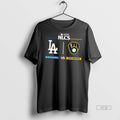 Officials Dodgers Vs Brewers 2025 Postseason Nlcs - Adult & Kids T-Shirts, Sweatshirts & Hoodies apparel design preview 1