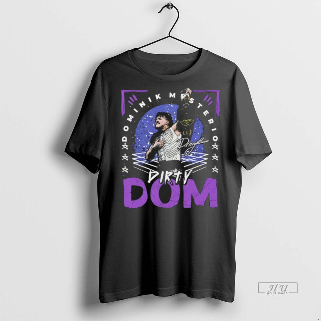 Officials Dominik Mysterio Dirty Dom Champion - Adult & Kids T-Shirts, Sweatshirts & Hoodies apparel design preview 1