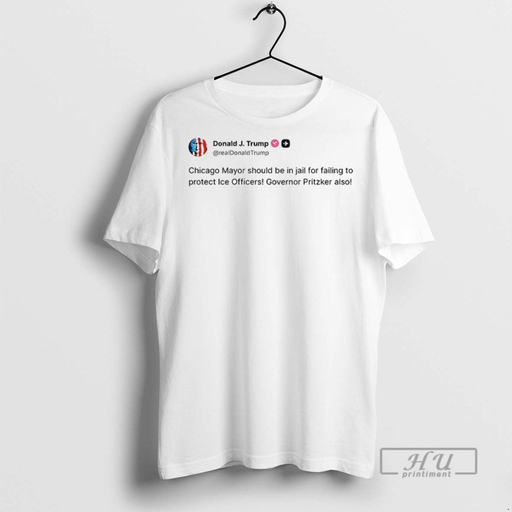 Officials Donald J Trump Chicago Mayor Should Be In - Adult & Kids T-Shirts, Sweatshirts & Hoodies apparel design preview 1