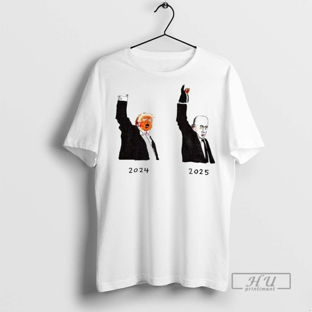 Officials Donald Trump 2024 And Vladimir Putin 2025 - Adult & Kids T-Shirts, Sweatshirts & Hoodies apparel design preview 1
