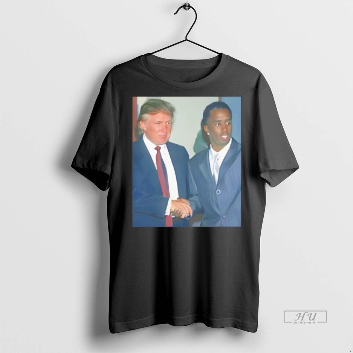Officials Donald Trump And Rapper Sean Diddy Combs - Adult & Kids T-Shirts, Sweatshirts & Hoodies apparel design preview 1