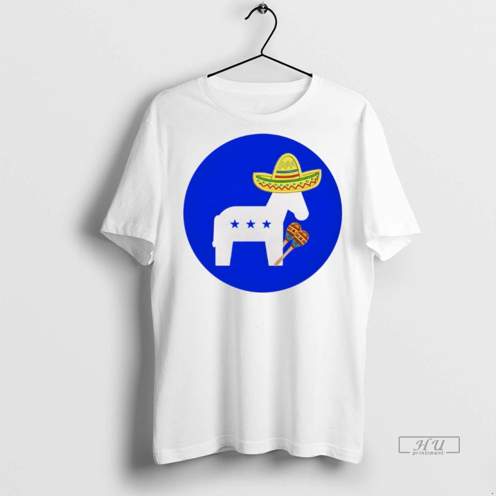 Officials Donkey Republic Wearing Mexican Hat Cinco - Adult & Kids T-Shirts, Sweatshirts & Hoodies apparel design preview 1