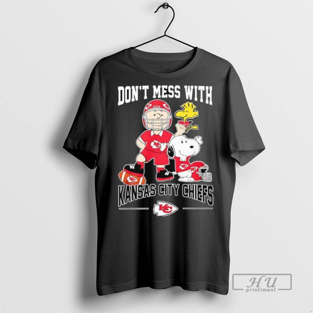 Officials Dont Mess With Kansas City Chiefs X Peanuts - Adult & Kids T-Shirts, Sweatshirts & Hoodies apparel design preview 1