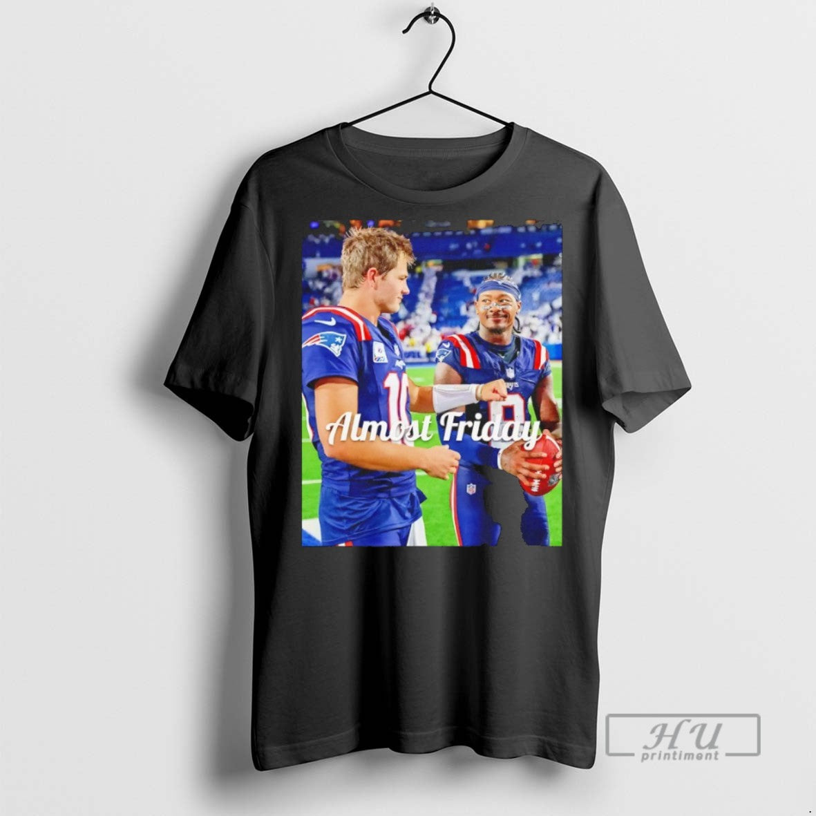 Officials Drake Maye And Diggs Almost Friday - Adult & Kids T-Shirts, Sweatshirts & Hoodies apparel design preview 1