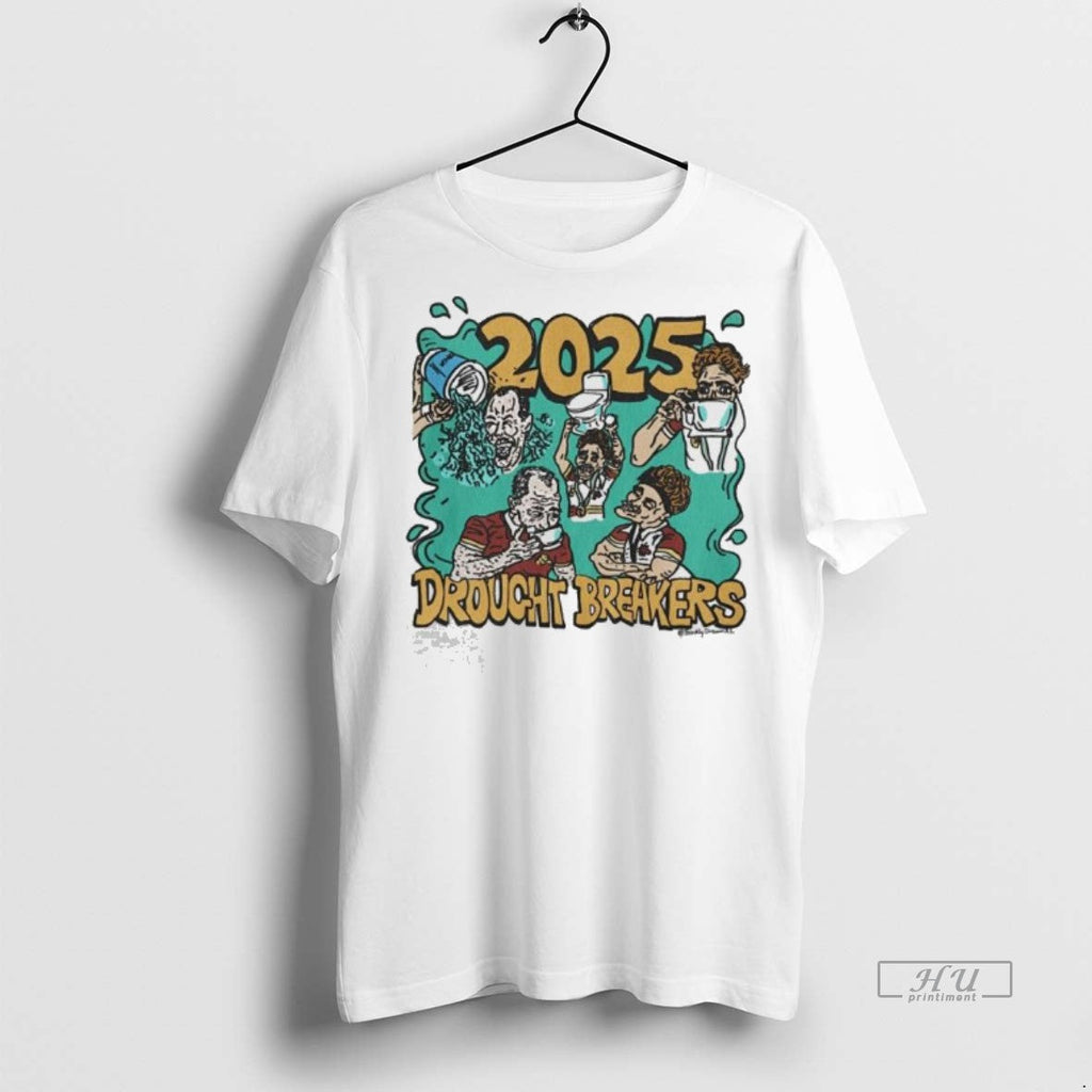 Officials Drought Breakers 2025 Badly Drawn Rugby - Adult & Kids T-Shirts, Sweatshirts & Hoodies apparel design preview 1