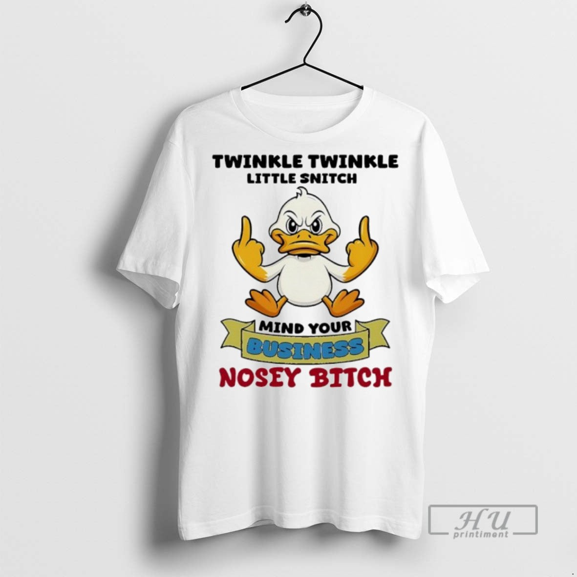 Officials Duck Middle Finger Twinkle Little Snitch - Adult & Kids T-Shirts, Sweatshirts & Hoodies apparel design preview 1