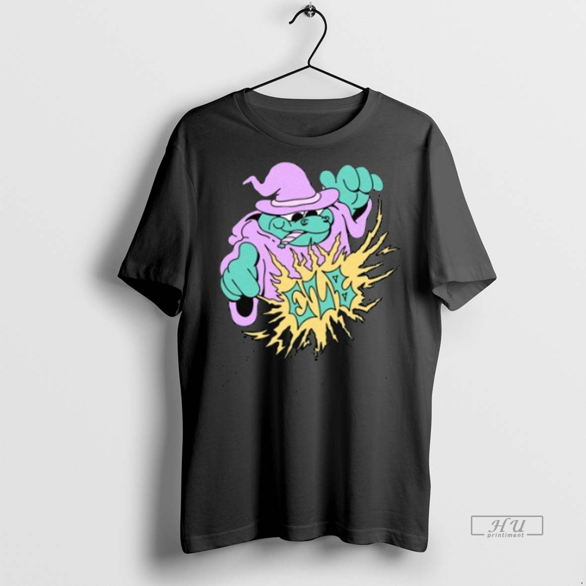 Officials Eazybaked Beats Frog Wizard Cigarette - Adult & Kids T-Shirts, Sweatshirts & Hoodies apparel design preview 1