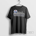 Officials Edmonton Oilers Skyline Names Thank You For - Adult & Kids T-Shirts, Sweatshirts & Hoodies apparel design preview 1