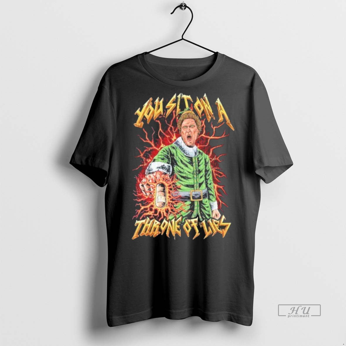 Officials Elf You Sit On A Throne Of Lies Sweater - Adult & Kids T-Shirts, Sweatshirts & Hoodies apparel design preview 1