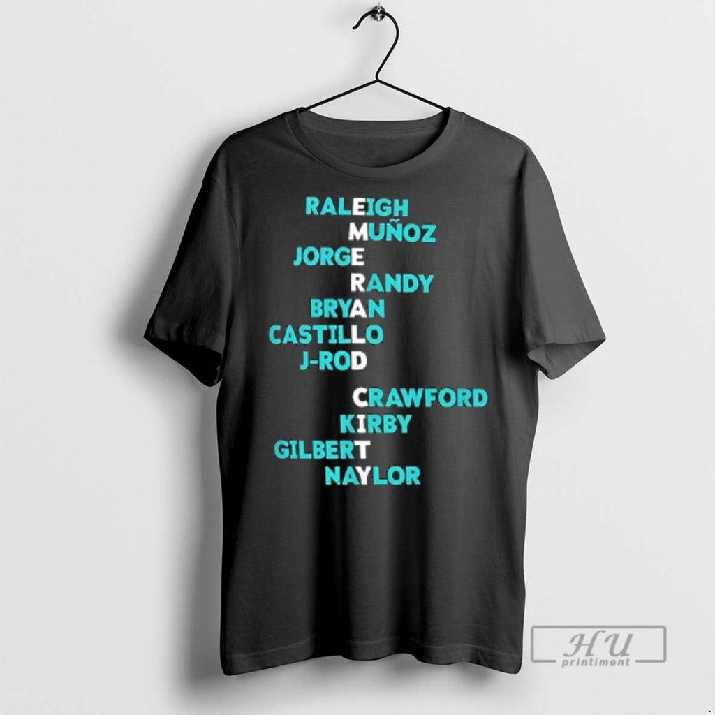 Officials Emerald City Seattle Mariners Mlb 2025 - Adult & Kids T-Shirts, Sweatshirts & Hoodies apparel design preview 1