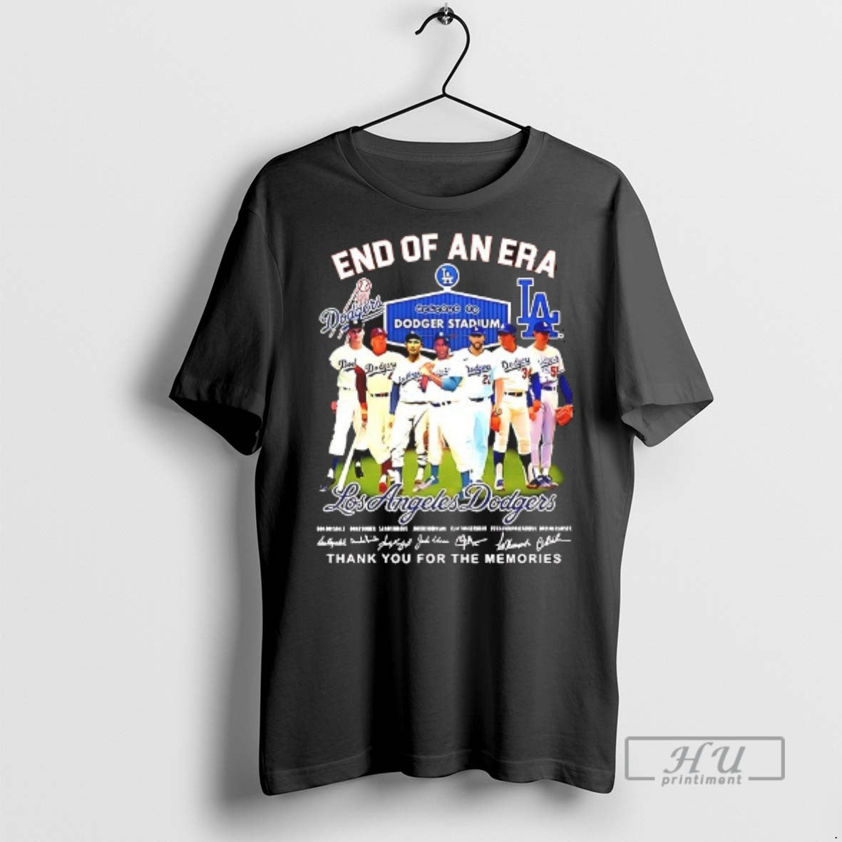 Officials End Of An Era Los Angeles Dodgers Baseball - Adult & Kids T-Shirts, Sweatshirts & Hoodies apparel design preview 1