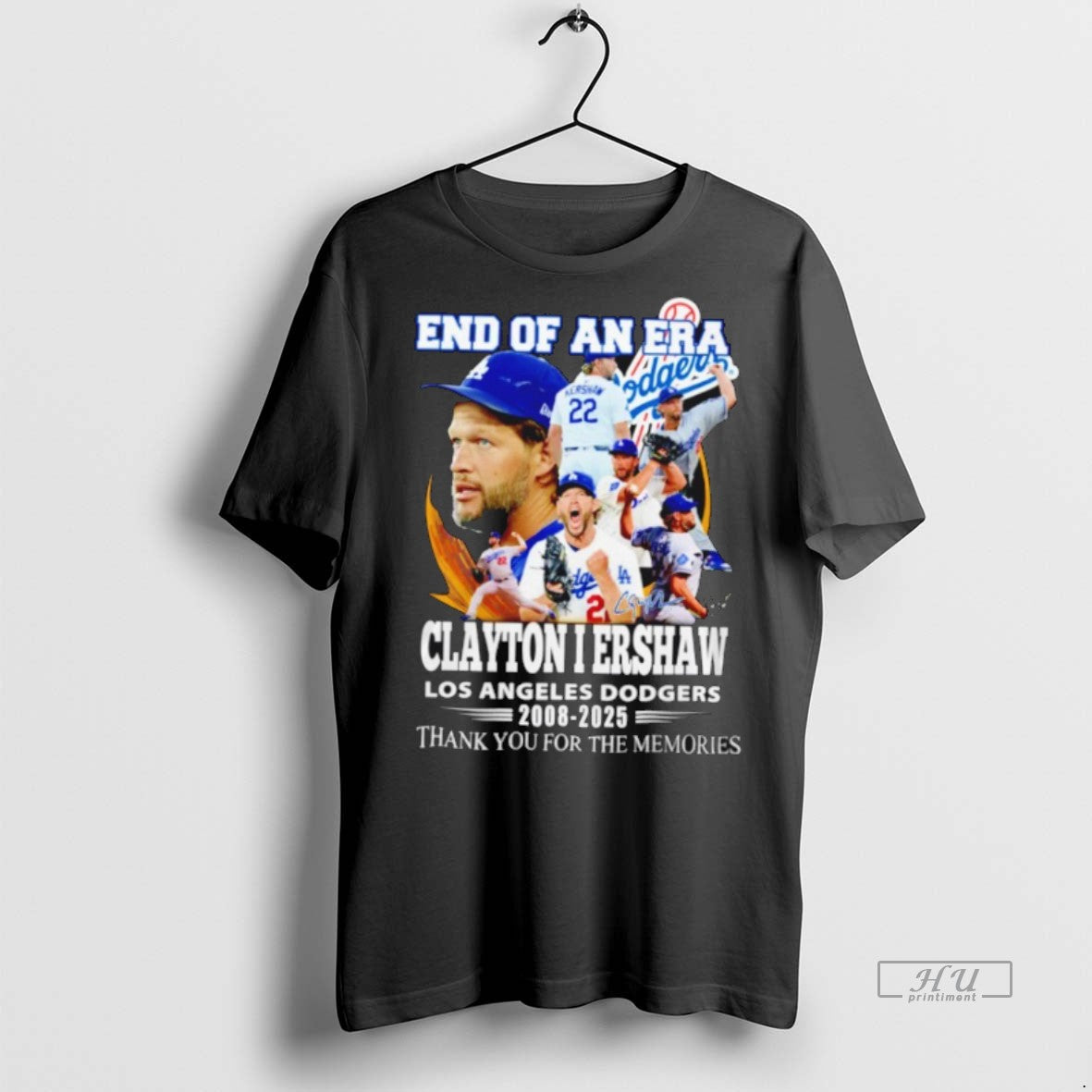 Officials End Of An Era Clayton Kershaw Los Angeles - Adult & Kids T-Shirts, Sweatshirts & Hoodies apparel design preview 1