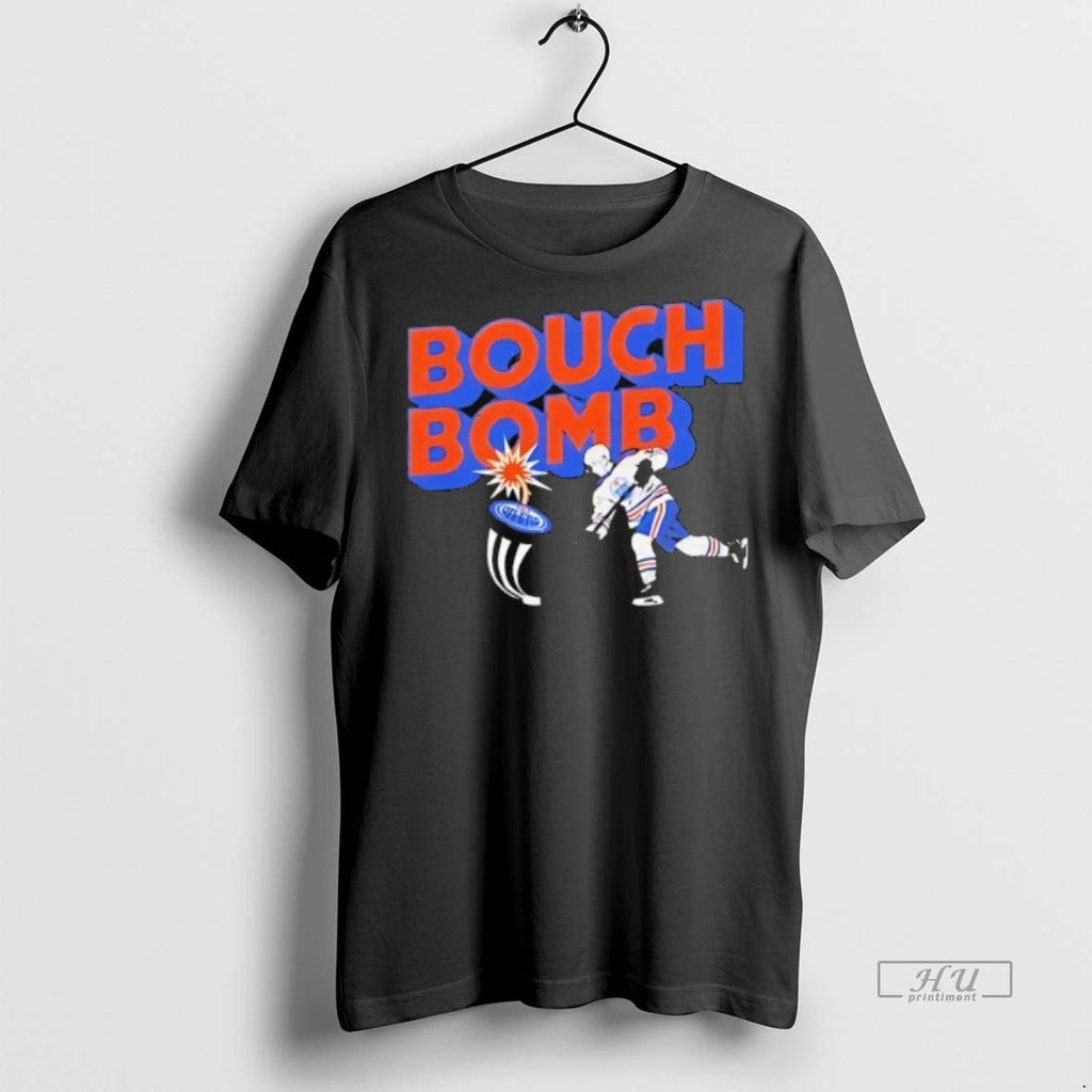 Officials Evan Bouchard Bouch Bomb Edmonton Oilers - Adult & Kids T-Shirts, Sweatshirts & Hoodies apparel design preview 1