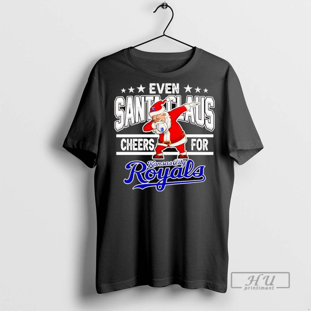 Officials Even Santa Claus Cheers For Kansas City - Adult & Kids T-Shirts, Sweatshirts & Hoodies apparel design preview 1