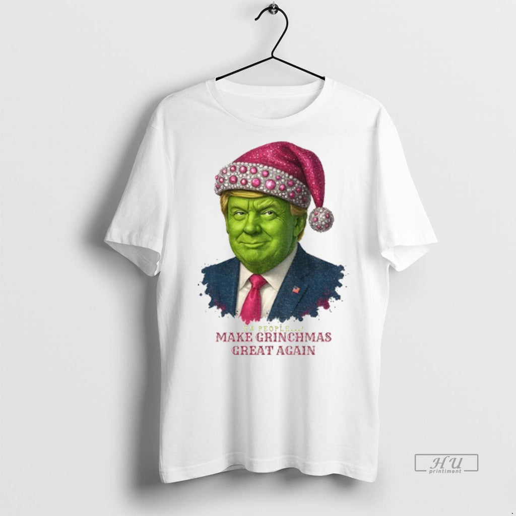 Officials Ew People Grinch Trump Christmas Parody - Adult & Kids T-Shirts, Sweatshirts & Hoodies apparel design preview 1