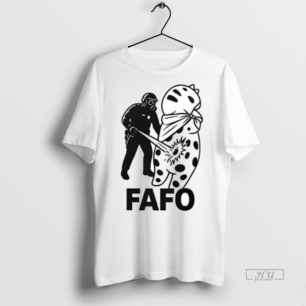 Officials Fafo A Police Officer In Riot Gear Ceramic - Adult & Kids T-Shirts, Sweatshirts & Hoodies apparel design preview 1