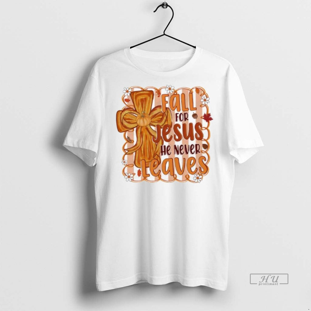 Officials Fall For Jesus He Never Leaves Thanksgiving - Adult & Kids T-Shirts, Sweatshirts & Hoodies apparel design preview 1
