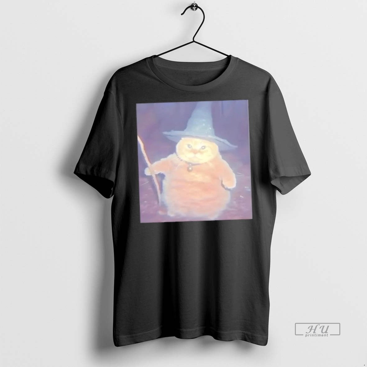 Officials Fat Cat Wizard Halloween Sweater - Adult & Kids T-Shirts, Sweatshirts & Hoodies apparel design preview 1