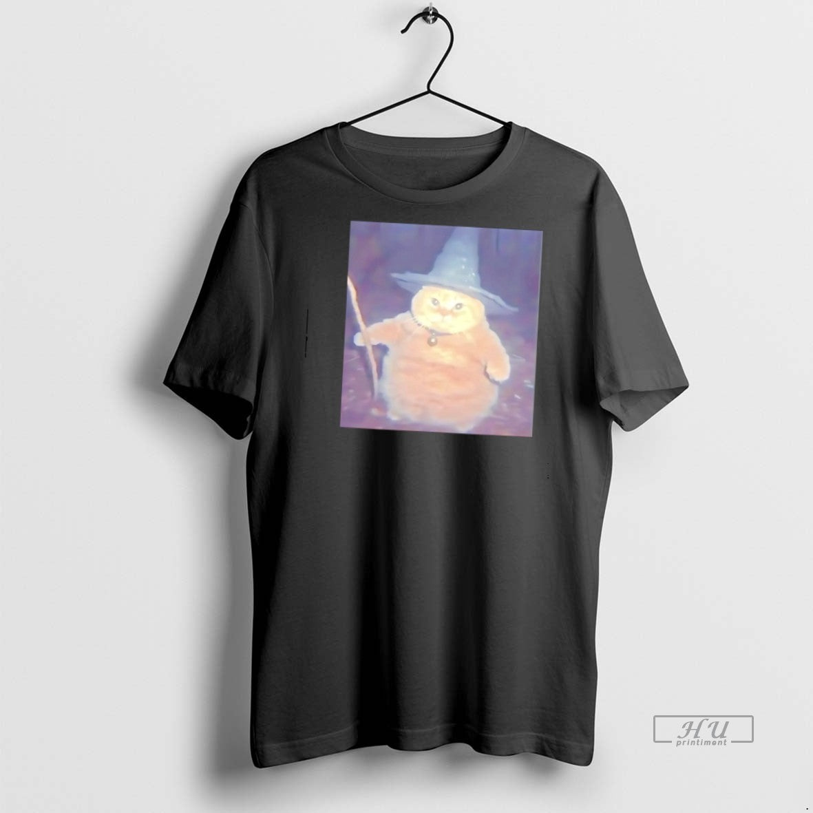 Officials Fat Cat Wizard Halloween Sweater - Adult & Kids T-Shirts, Sweatshirts & Hoodies apparel design preview 1
