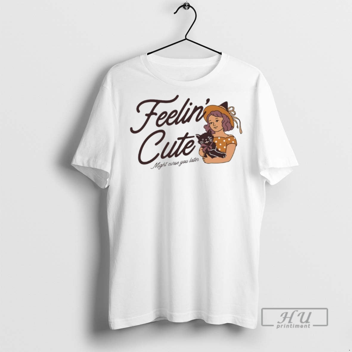 Officials Feelin Cute Might Curse You Later - Adult & Kids T-Shirts, Sweatshirts & Hoodies apparel design preview 1