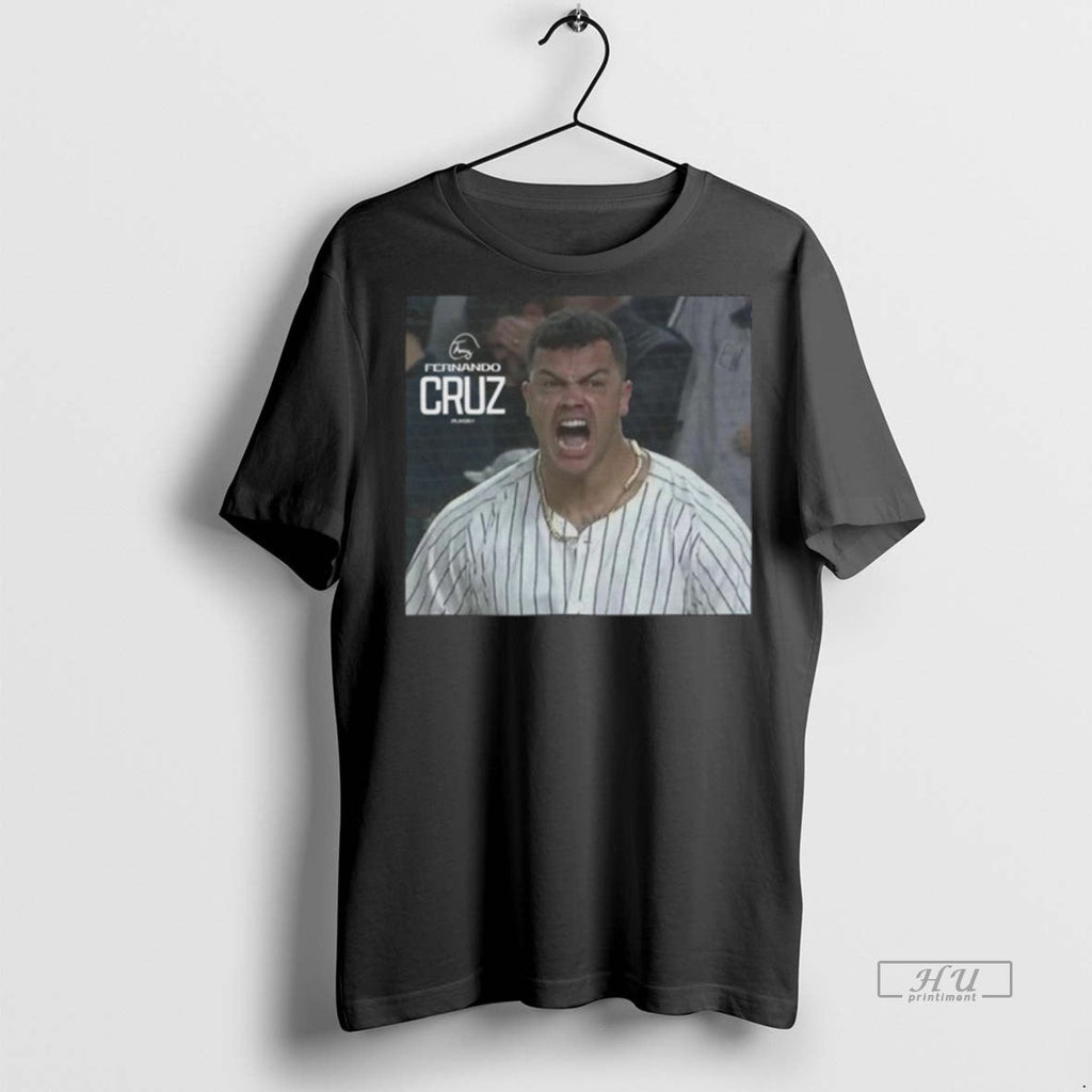 Officials Fernando Cruz Hype New York Yankees Mlb - Adult & Kids T-Shirts, Sweatshirts & Hoodies apparel design preview 1