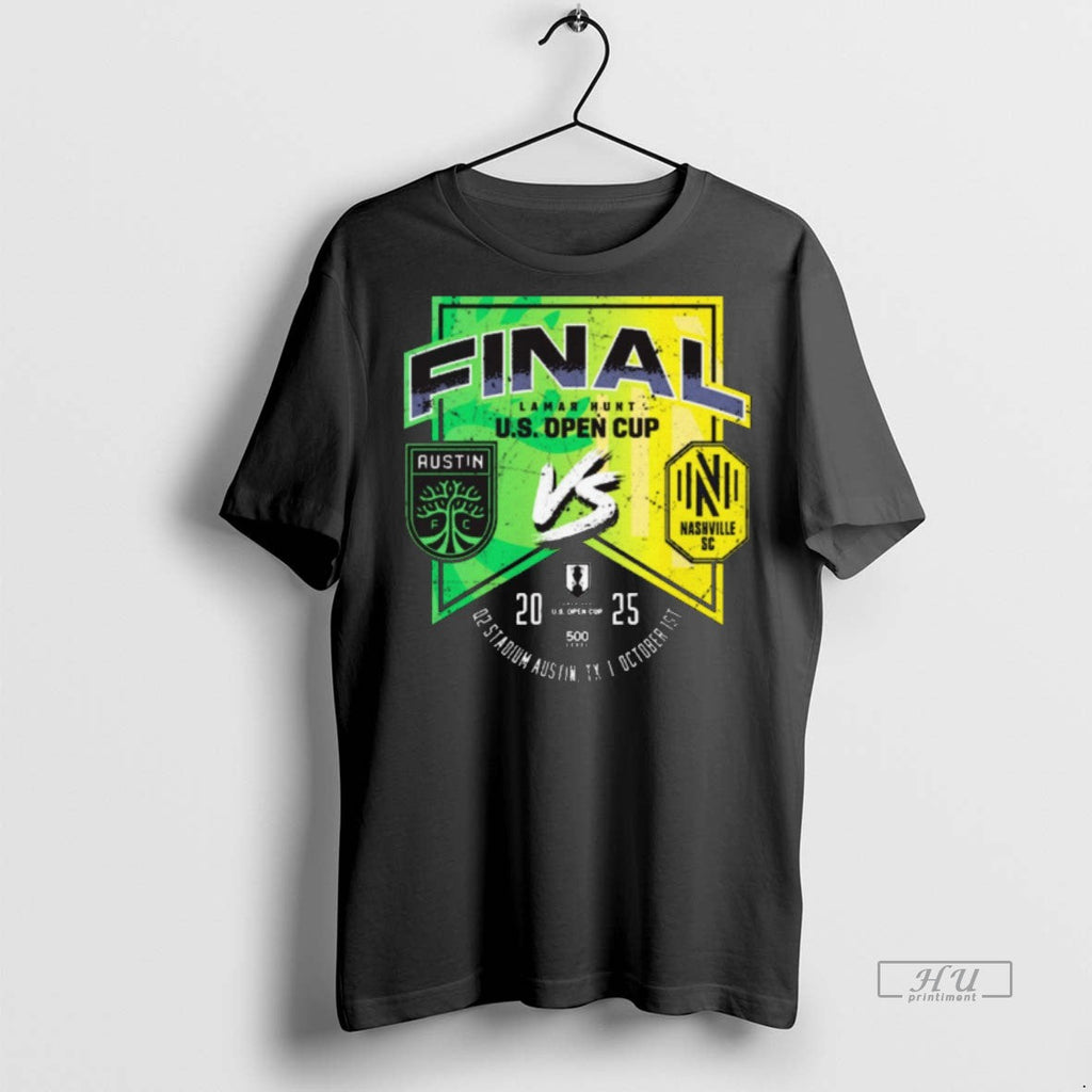 Officials Final Lamar Hunt U S Open Cup 2025 Austin - Adult & Kids T-Shirts, Sweatshirts & Hoodies apparel design preview 1