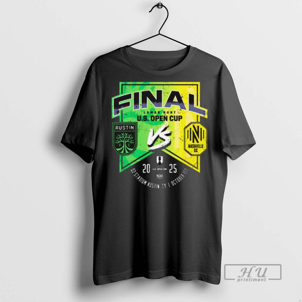 Officials Final Lamar Hunt U S Open Cup 2025 Austin - Adult & Kids T-Shirts, Sweatshirts & Hoodies apparel design preview 1