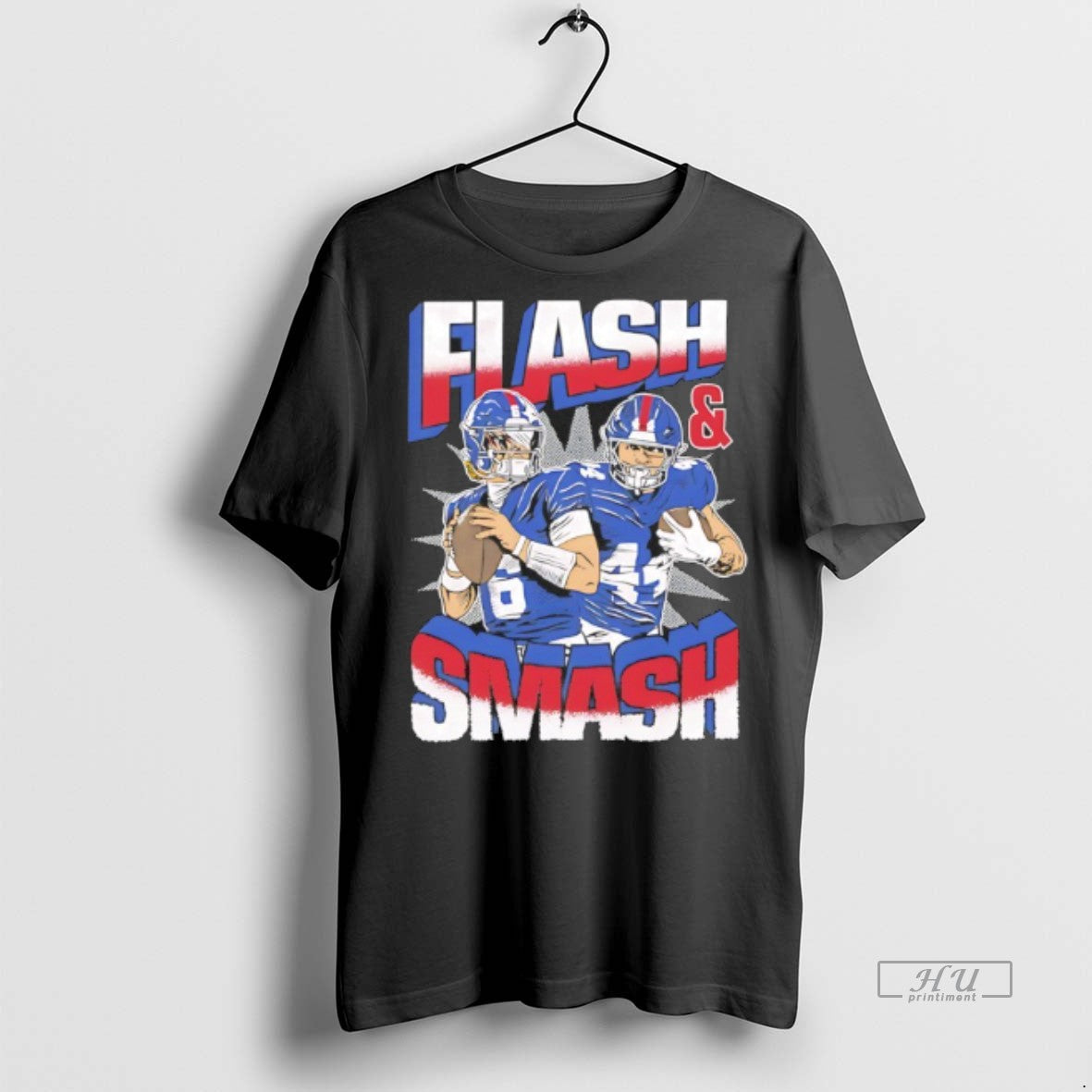 Officials Flash Jaxson Dart And Smash Cam Skattebo - Adult & Kids T-Shirts, Sweatshirts & Hoodies apparel design preview 1