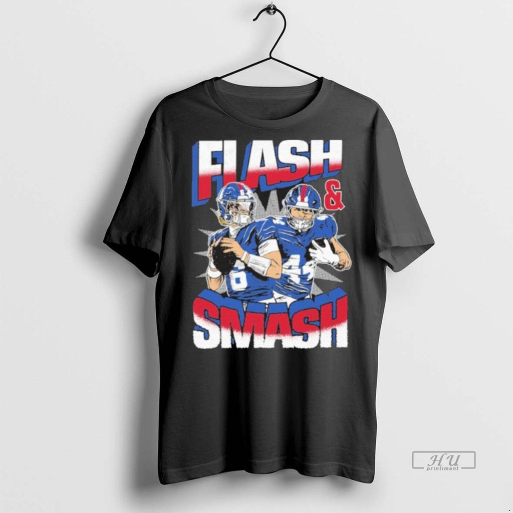 Officials Flash And Smash Jaxson Dart Cam Skattebo - Adult & Kids T-Shirts, Sweatshirts & Hoodies apparel design preview 1